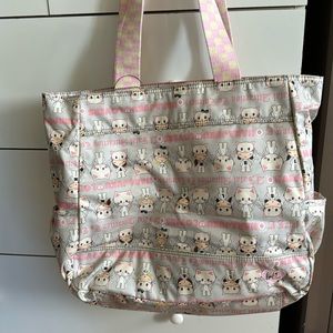 Hara juju lovers tote poliéster bag